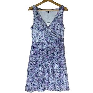Banana Republic Lavender Floral Mini Dress